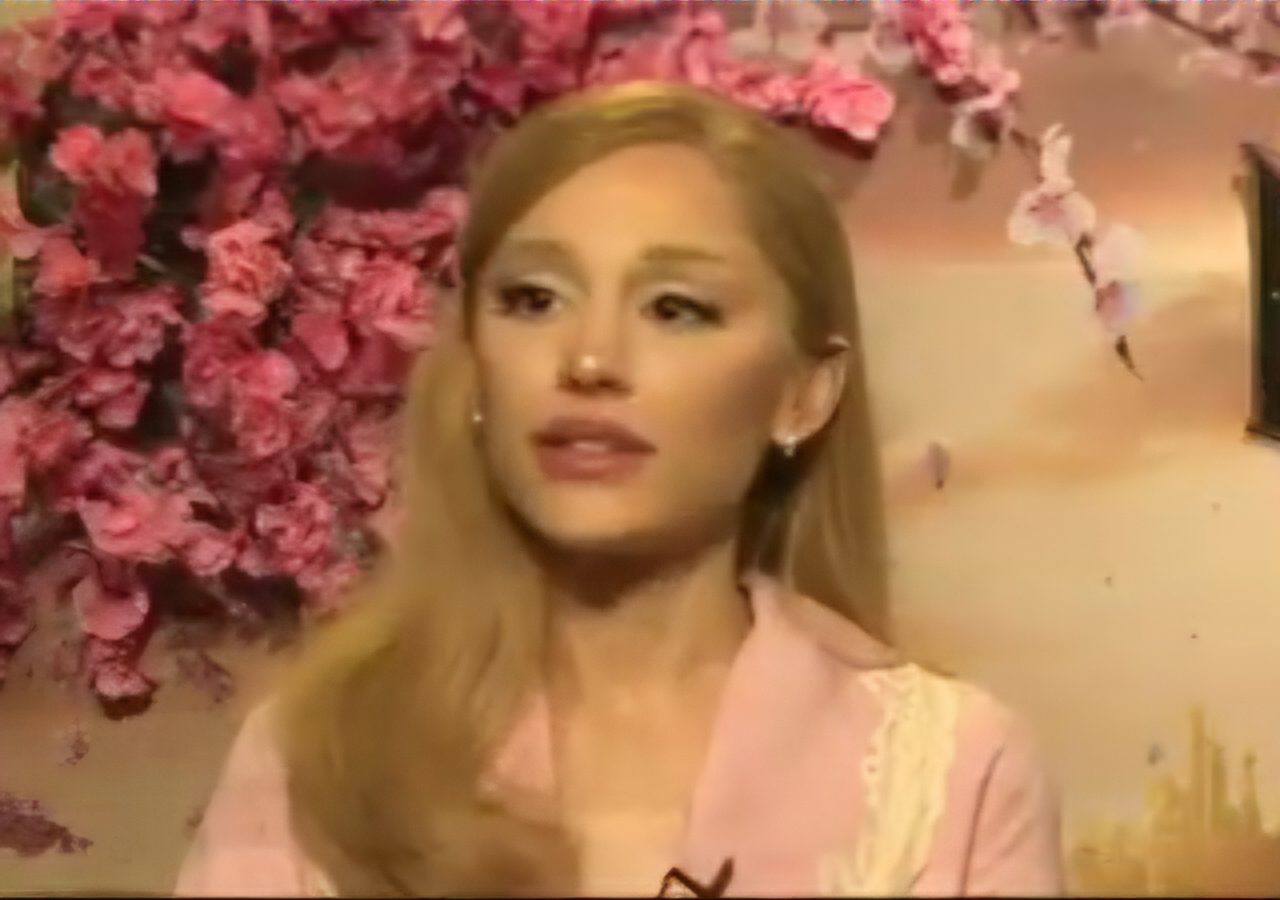 Ariana Grande during a 2024 Wicked interview